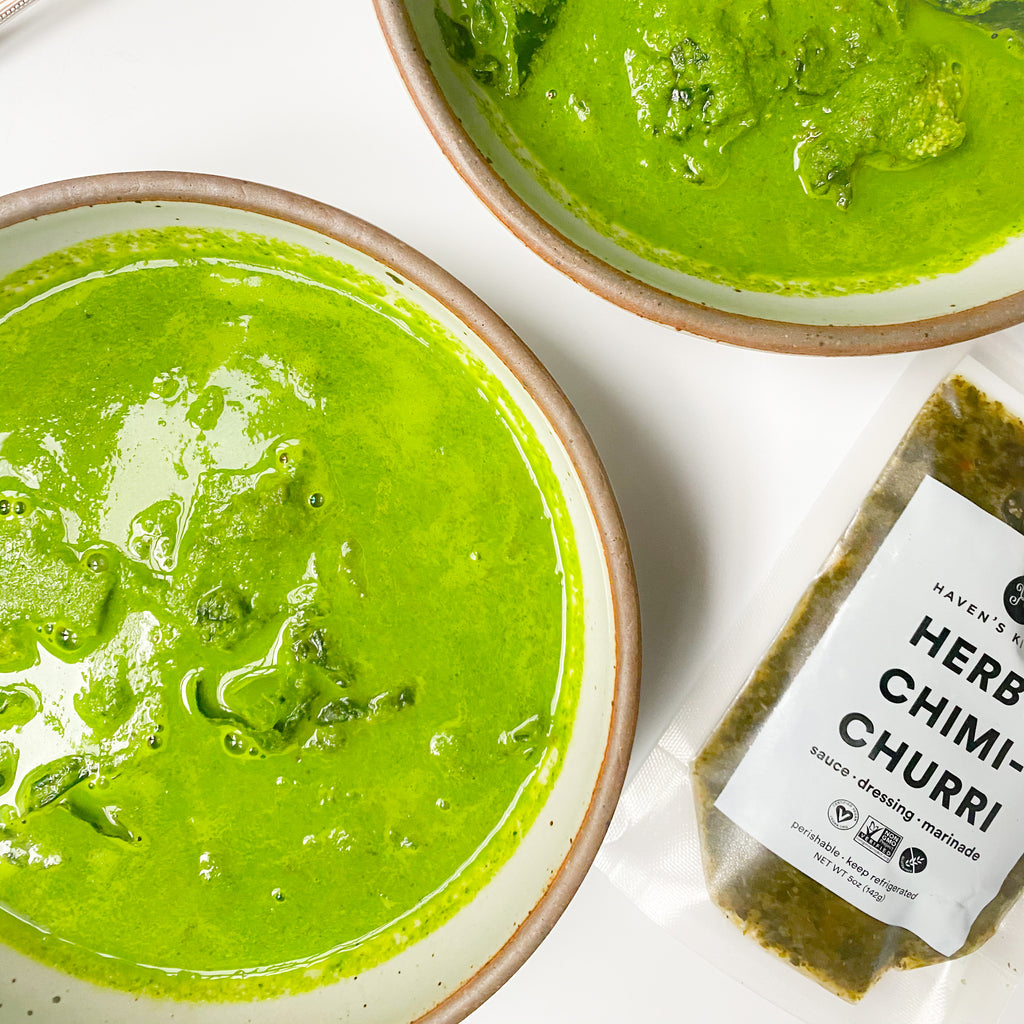 Chimichurri Greens Soup