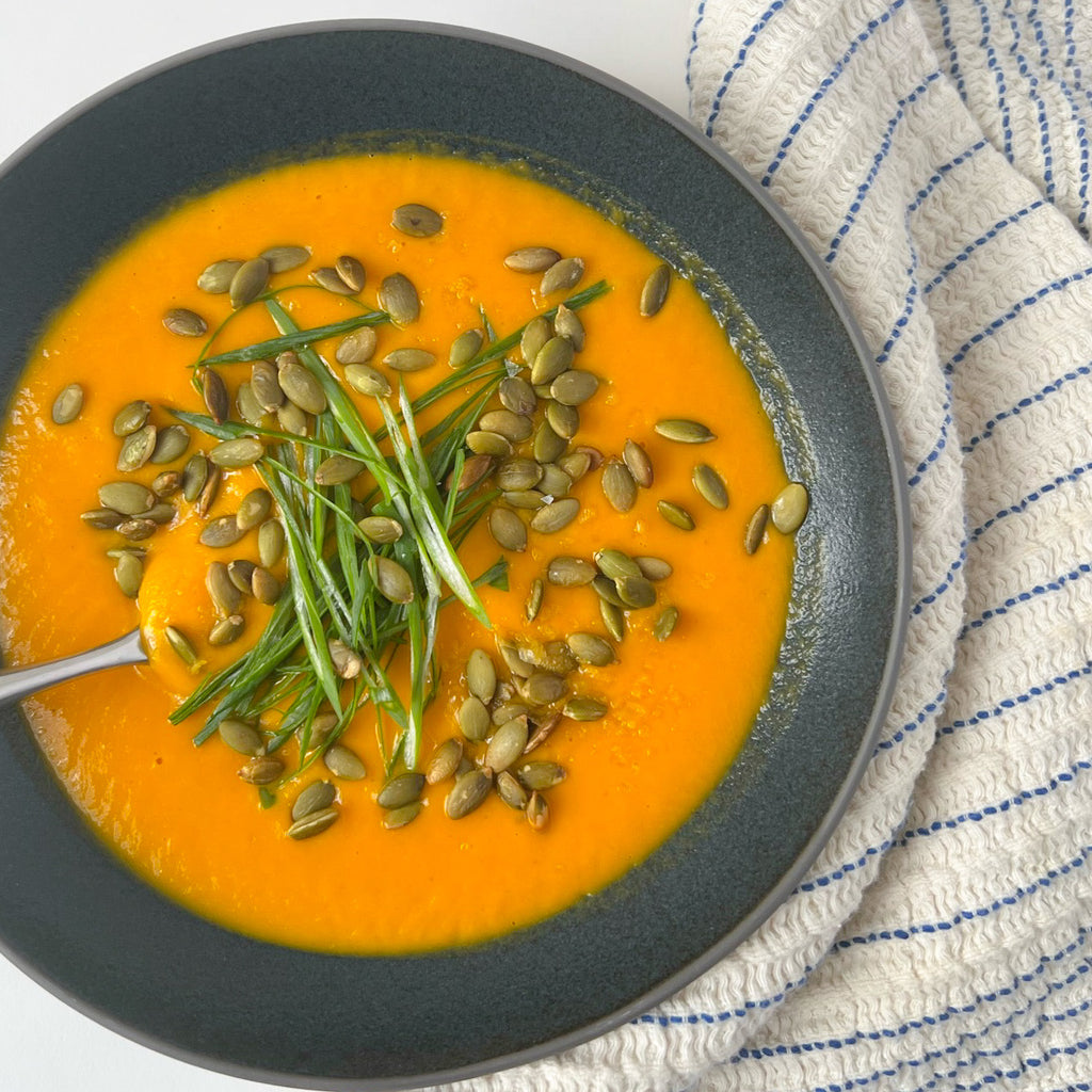 Gingery Miso Carrot Soup