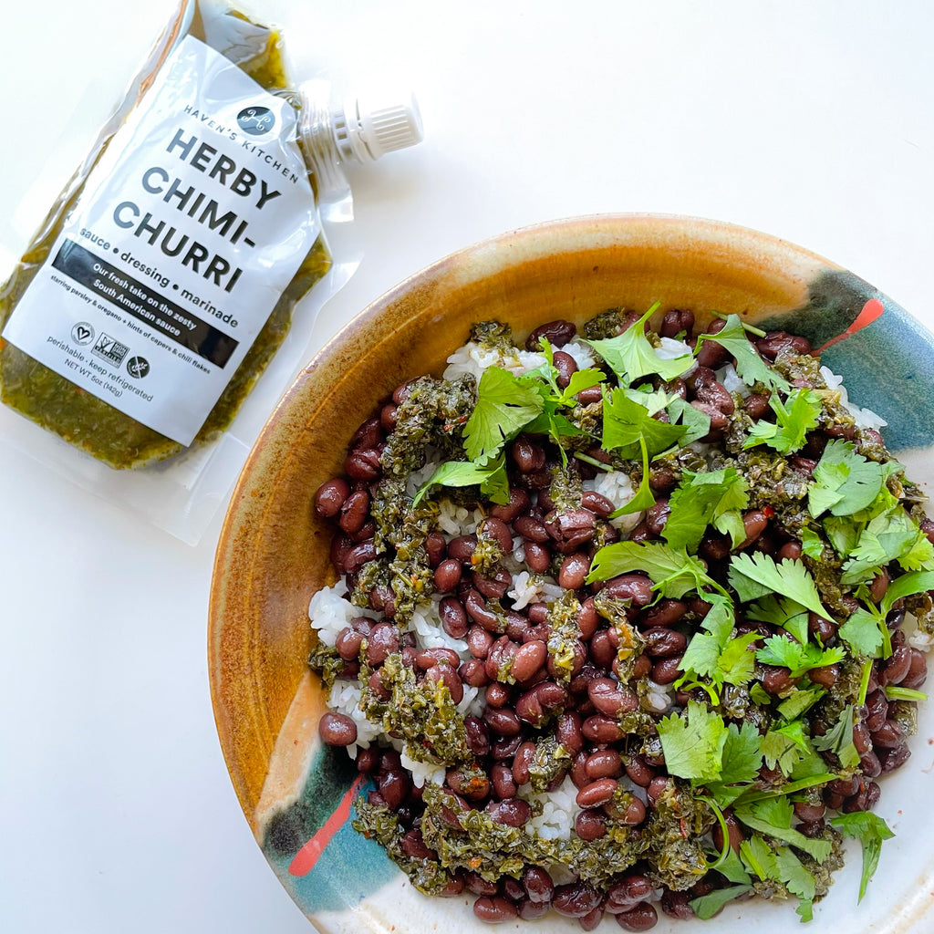 Herby Chimichurri Rice & Beans