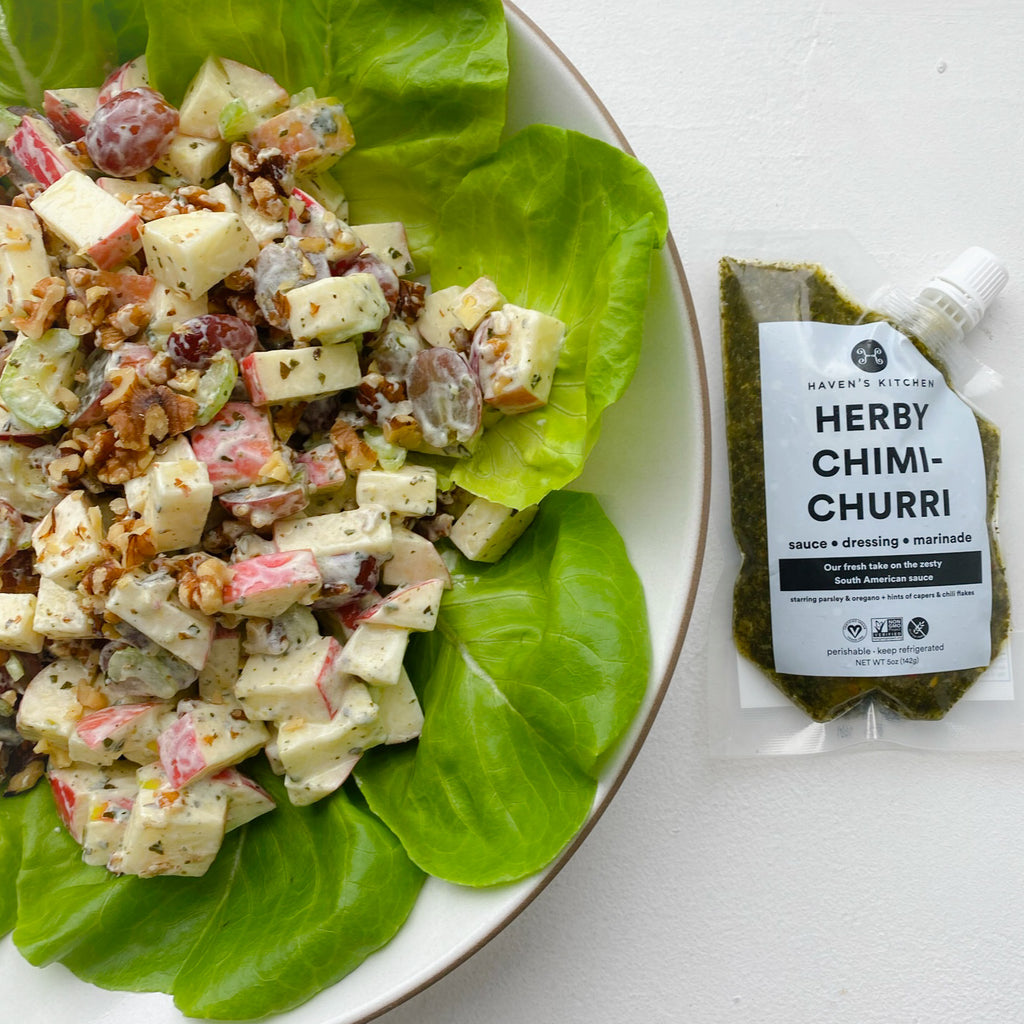 Herby Chimichurri Waldorf Salad