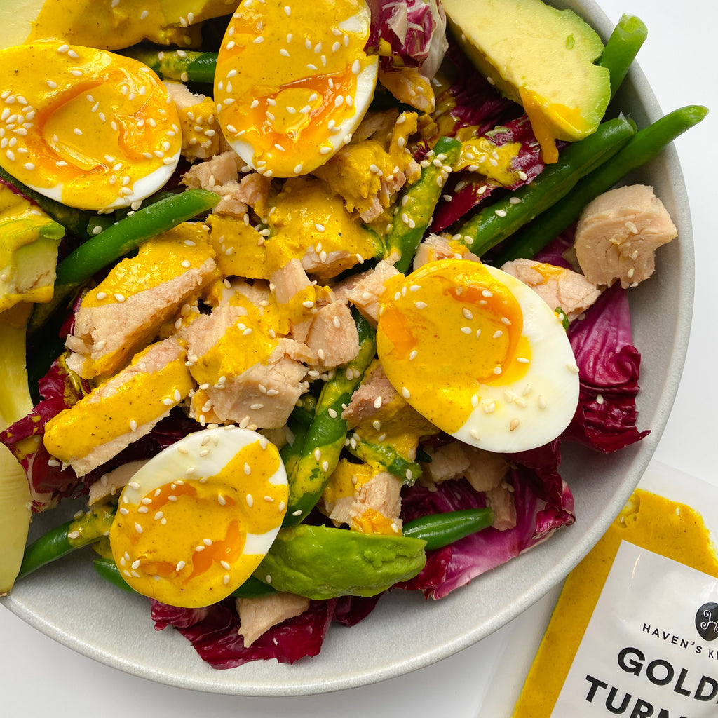 Golden Tahini Tuna Salad
