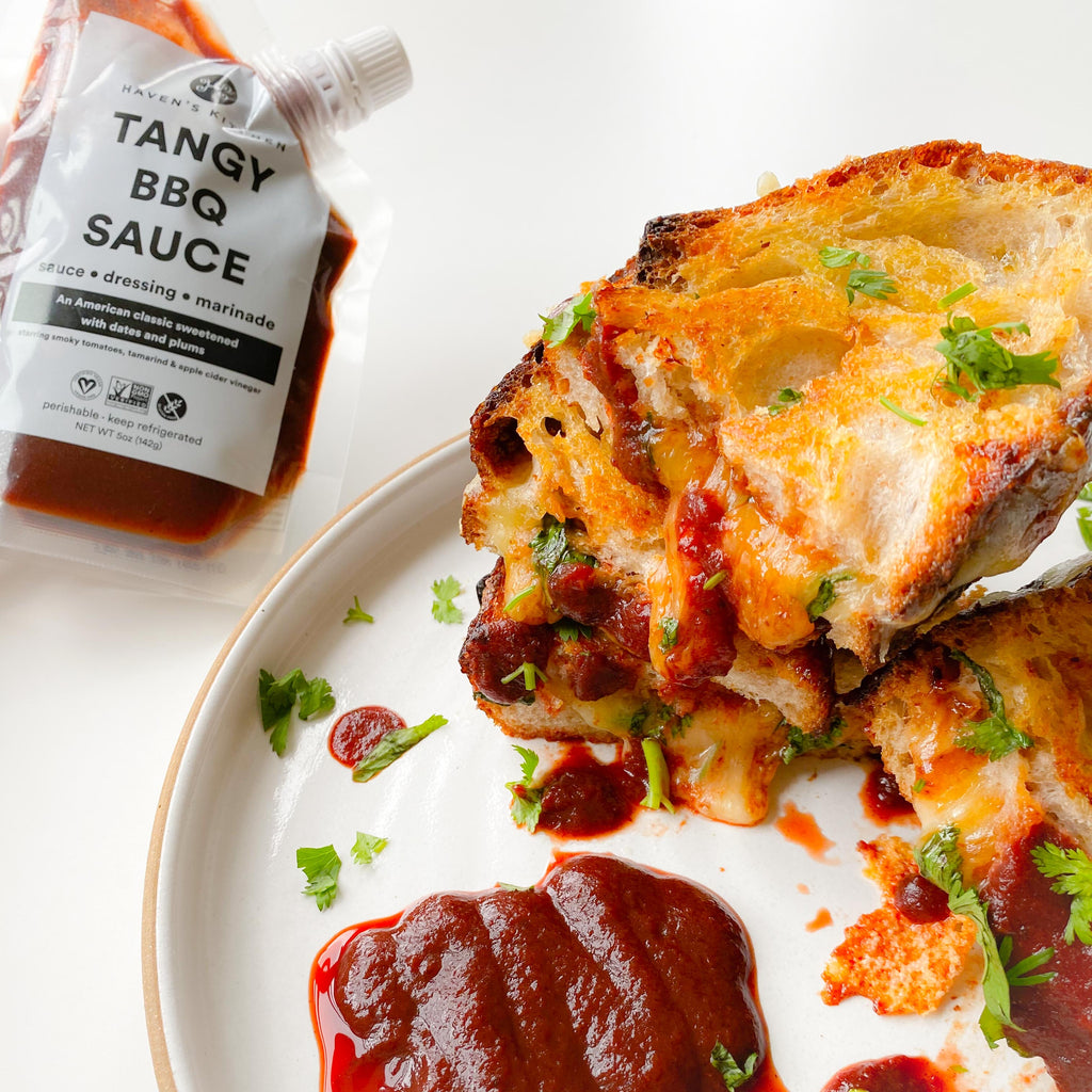 Tangy BBQ Grilled Cheese