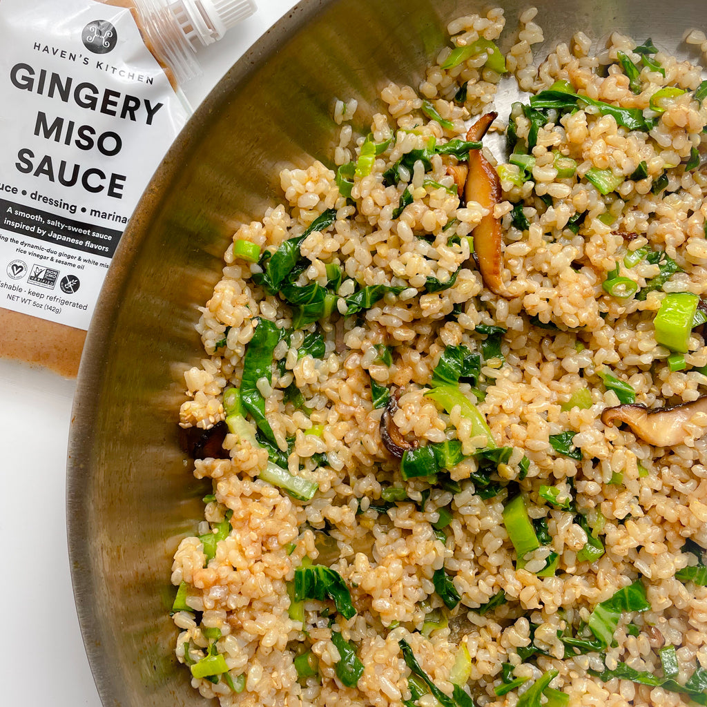 Gingery Miso Fried Rice
